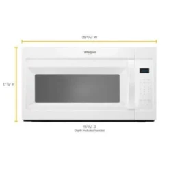 Whirlpool® 1.7 Cu Ft Range Microwave Hood Combination, 1000W, White -Whirlpool Sales 2024 285036 w DetailedProductView3 Lg