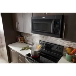 Whirlpool® 1.7 Cu Ft Range Microwave Hood Combination, 1000W, Black -Whirlpool Sales 2024 285067 w DetailedProductView4 Lg