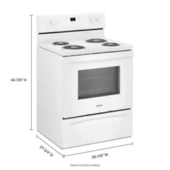 Whirlpool® 30 In. Electric Range (White) -Whirlpool Sales 2024 285430 v DetailedProductView2 BUS Lg