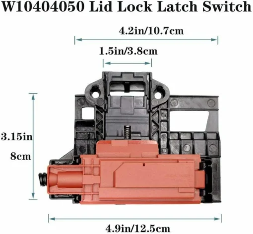 W10404050 Lid Lock Latch Switch Compatible With Whirlpool,Kenmore Washer Machine -Whirlpool Sales 2024 w10404050 lid lock latch switch compatible with whirlpoolkenmore washer machine 03794.1665671754