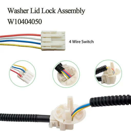 W10404050 Lid Lock Latch Switch Compatible With Whirlpool,Kenmore Washer Machine -Whirlpool Sales 2024 w10404050 lid lock latch switch compatible with whirlpoolkenmore washer machine 98111.1665678113